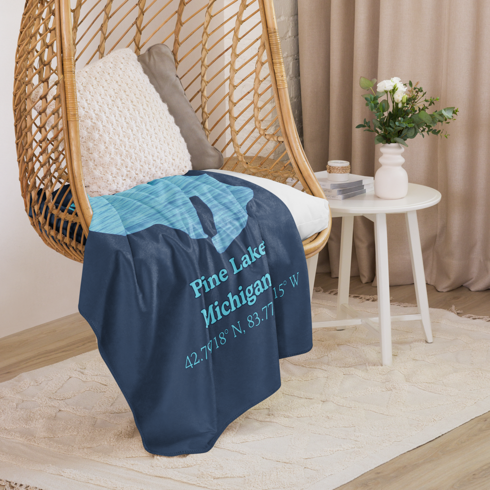 Pine Lake Sherpa Blanket