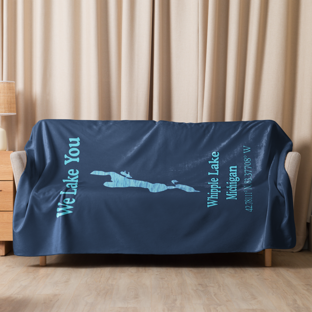 Whipple Lake Sherpa Blanket