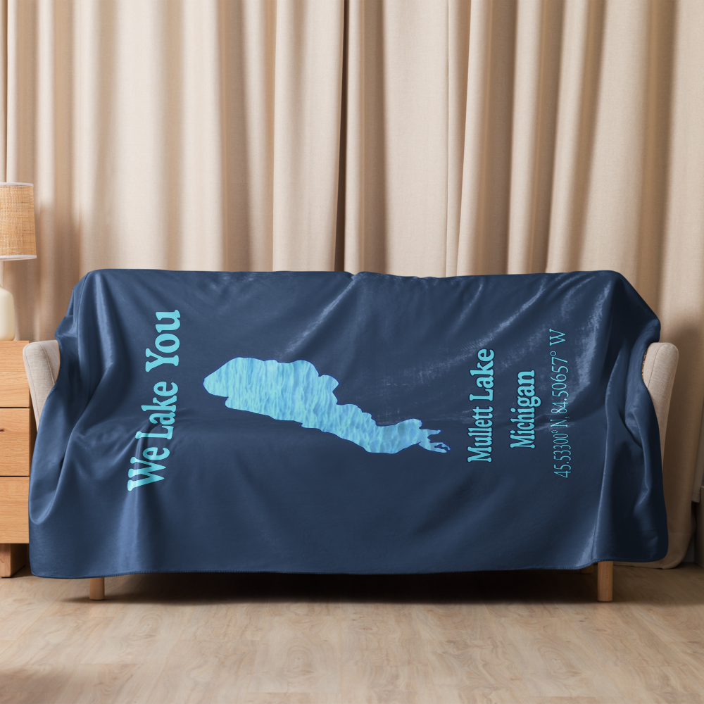 Mullett Lake Sherpa Blanket