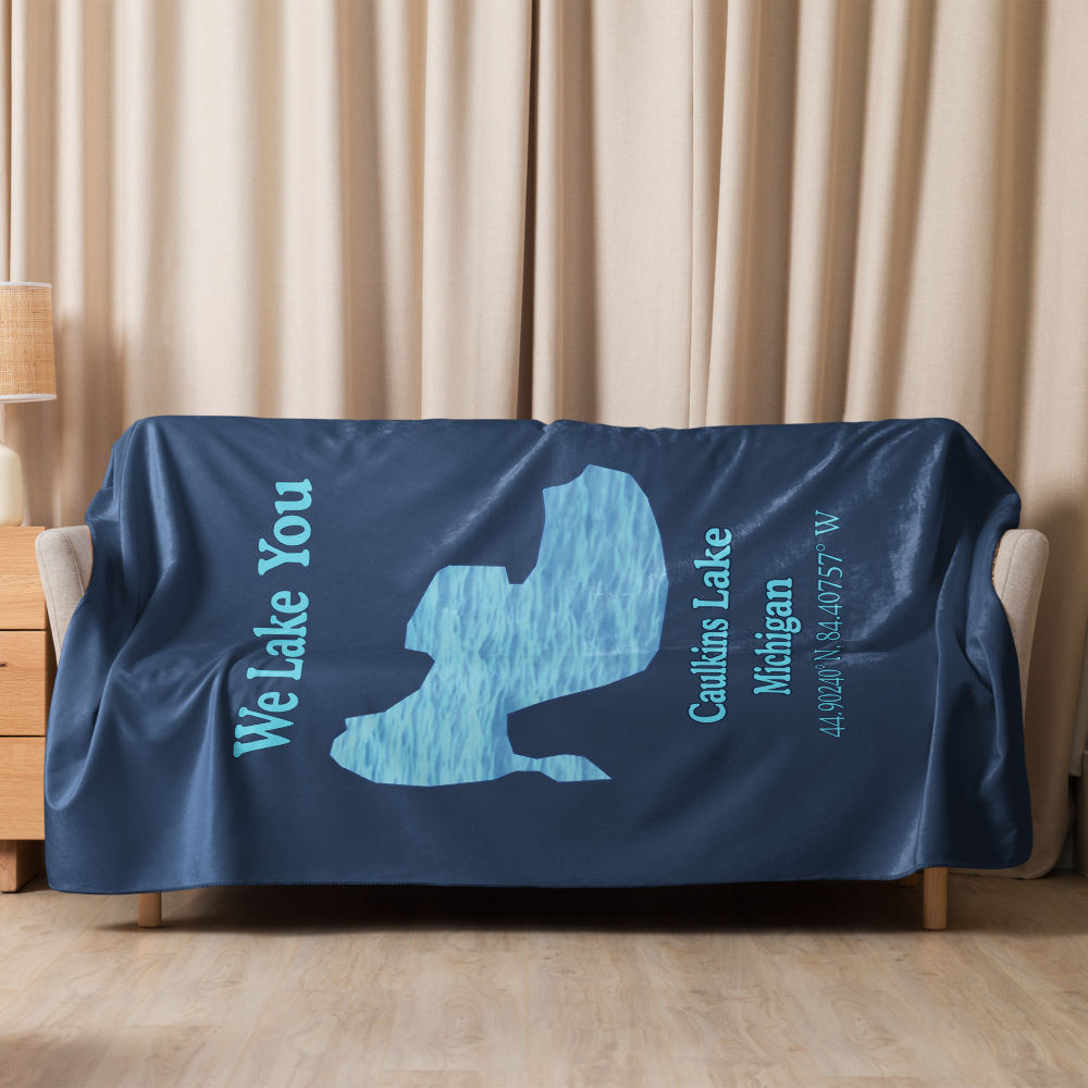 Caulkins Lake Sherpa Blanket