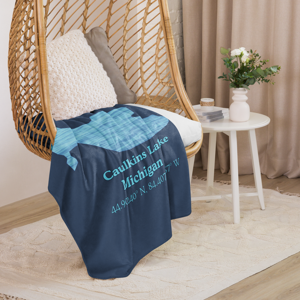 Caulkins Lake Sherpa Blanket