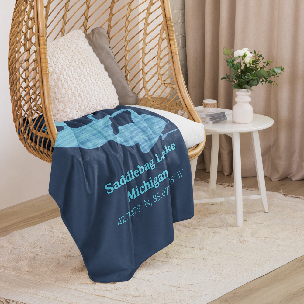 Saddlebag Lake Sherpa Blanket