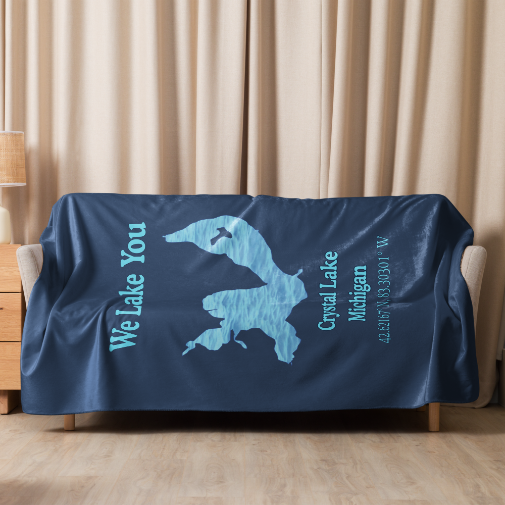 Crystal Lake Sherpa Blanket