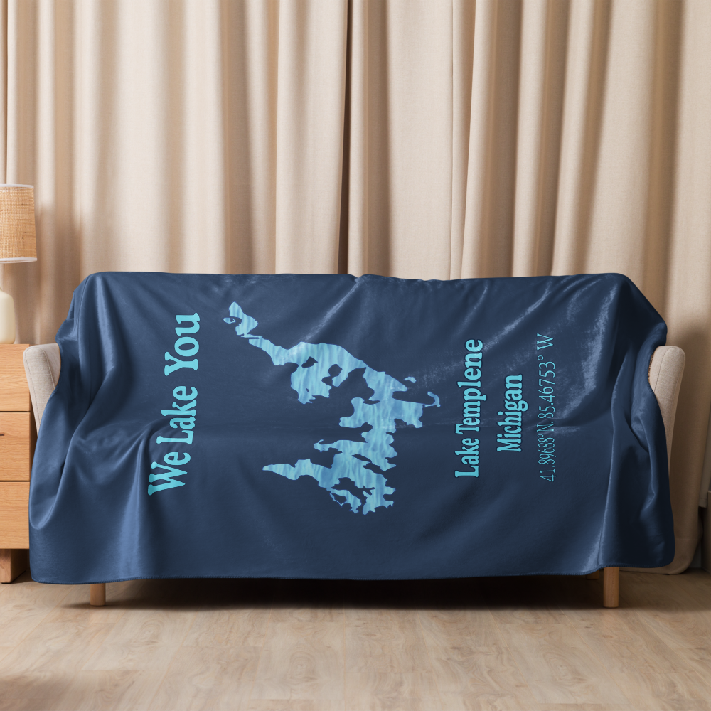 Lake Templene Sherpa Blanket
