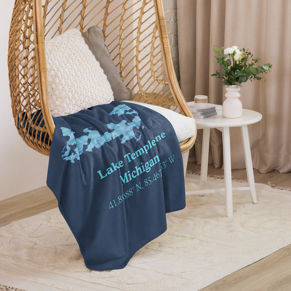 Lake Templene Sherpa Blanket