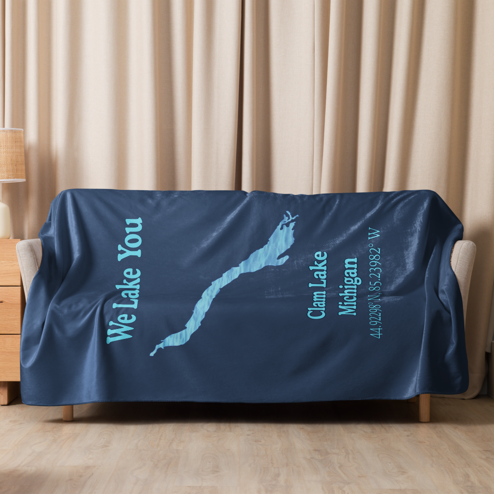 Clam Lake Sherpa Blanket