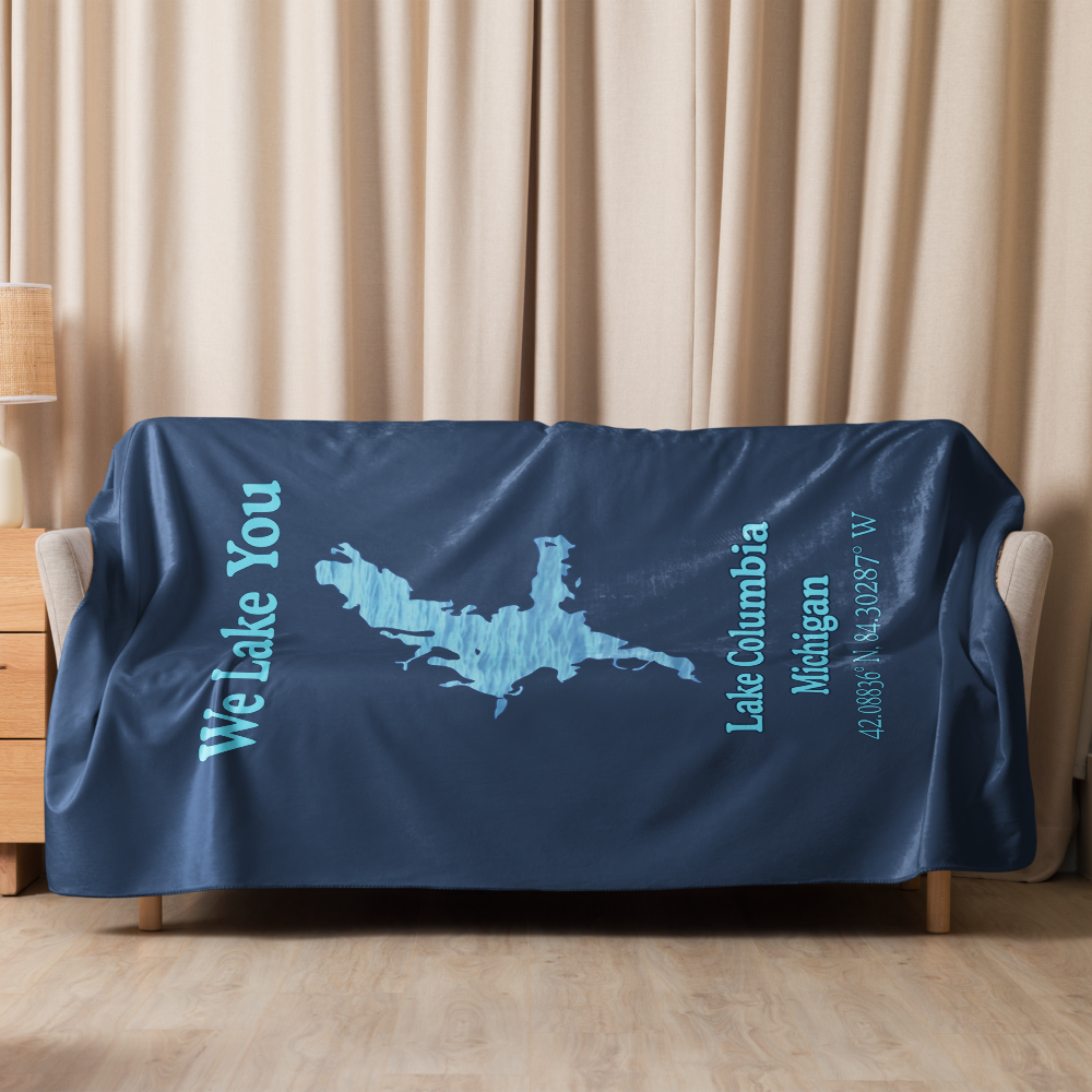 Lake Columbia Sherpa Blanket