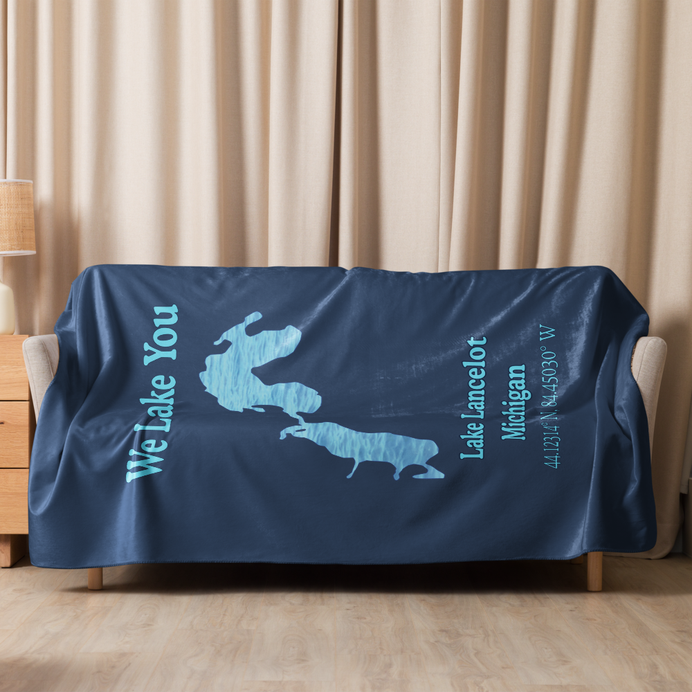 Lake Lancelot Sherpa Blanket