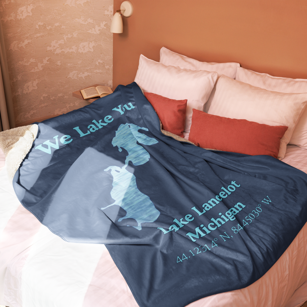Lake Lancelot Sherpa Blanket