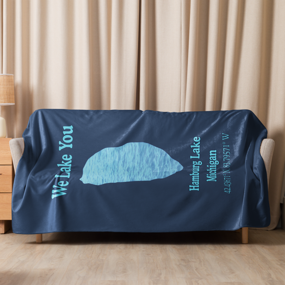 Hamburg Lake Sherpa Blanket