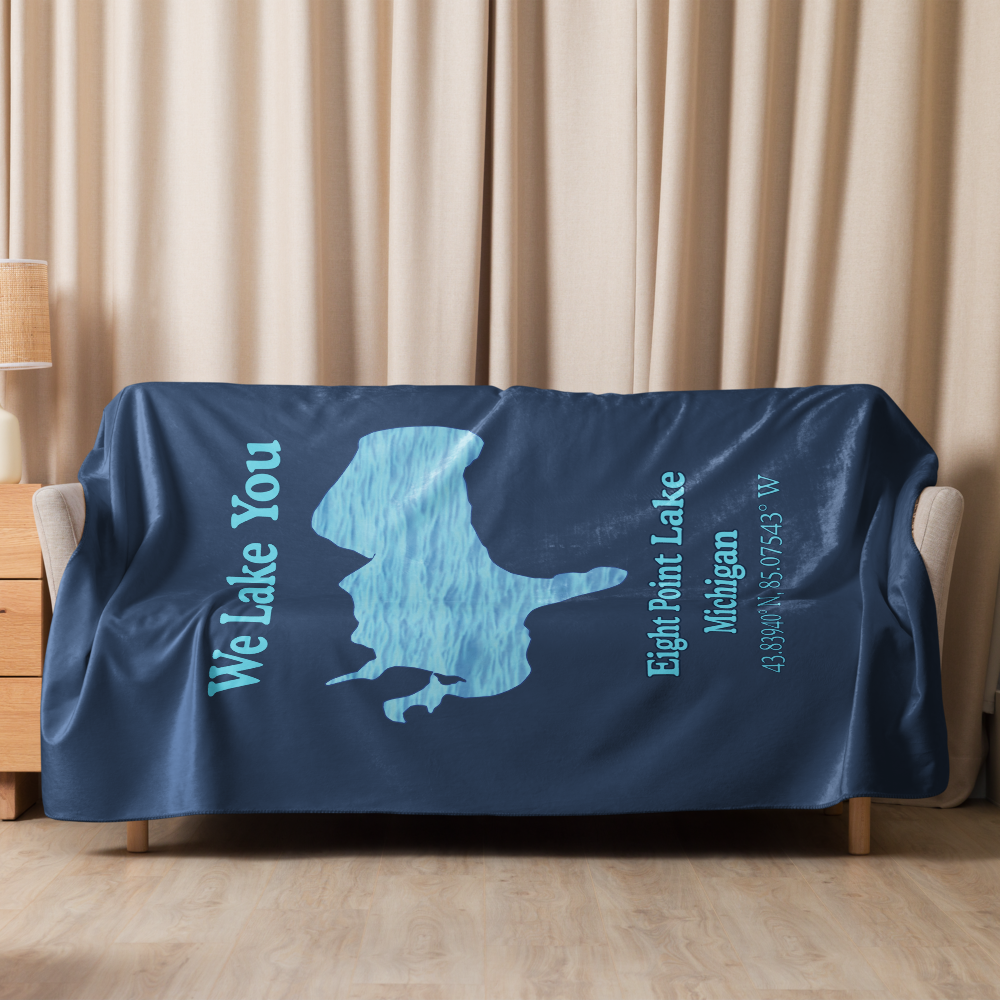 Eight Point Lake Sherpa Blanket