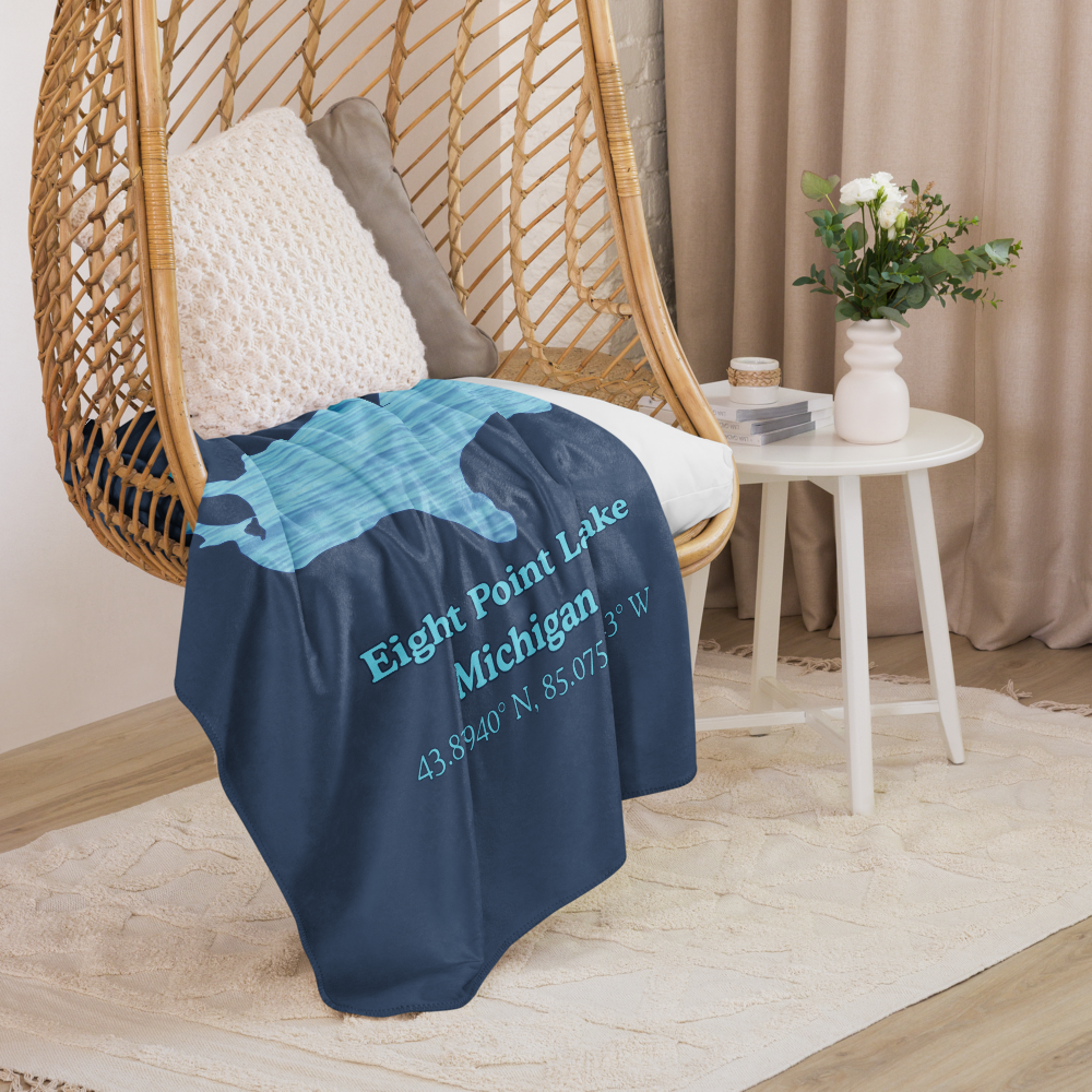 Eight Point Lake Sherpa Blanket