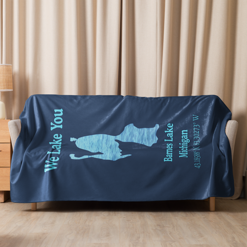 Barnes Lake Sherpa Blanket