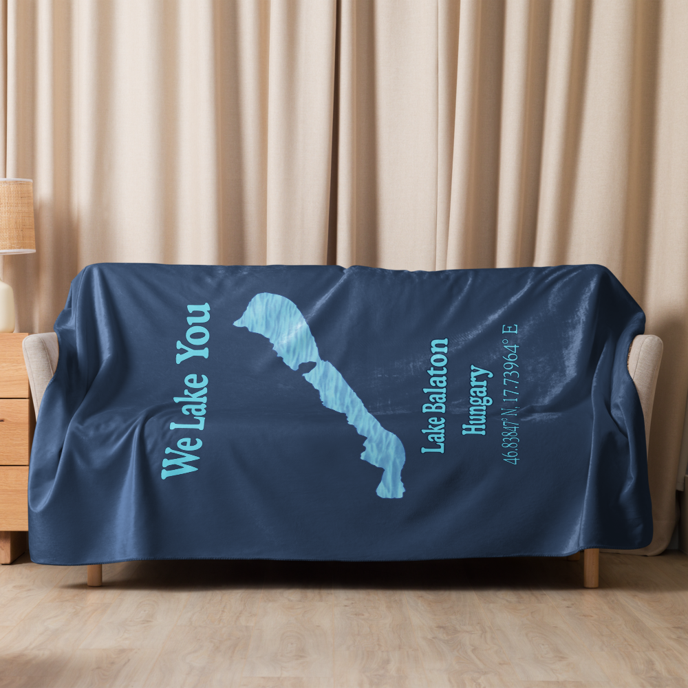 Lake Balaton Sherpa Blanket