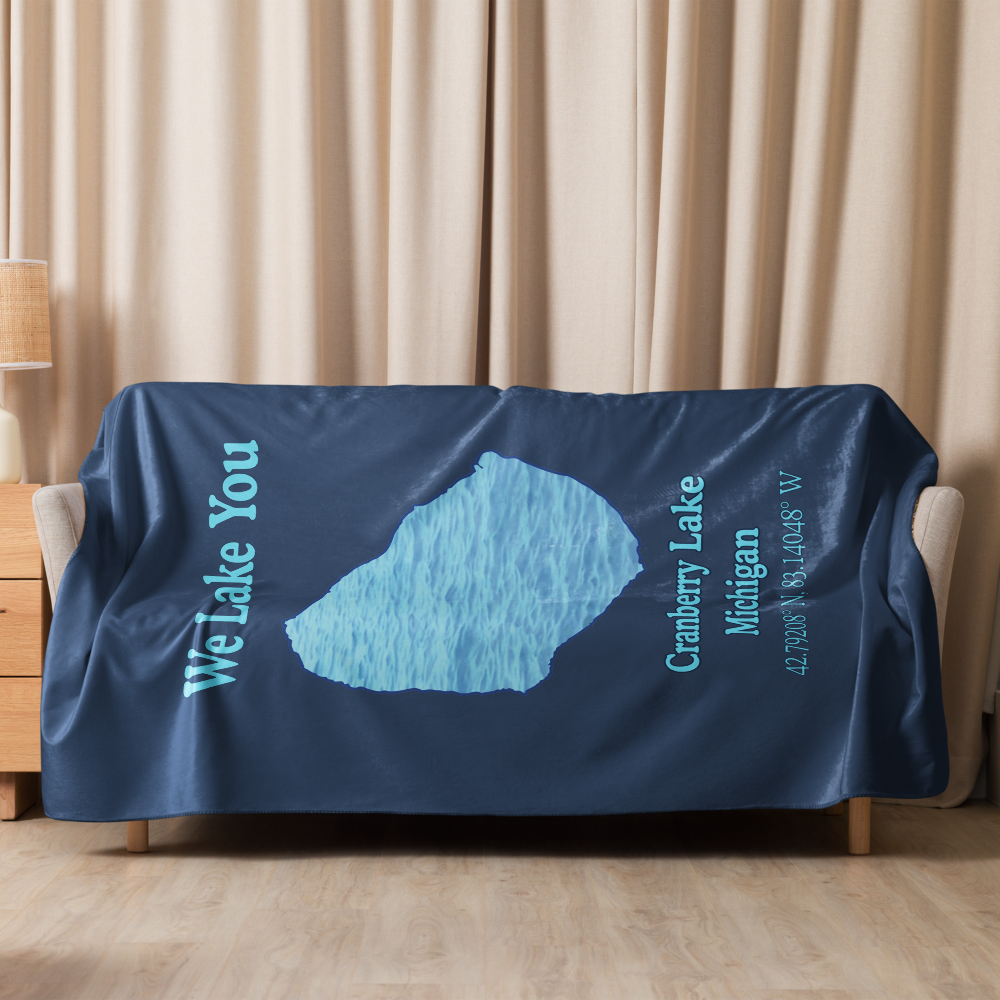 Cranberry Lake Sherpa Blanket