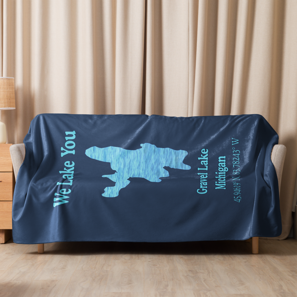 Gravel Lake Sherpa Blanket