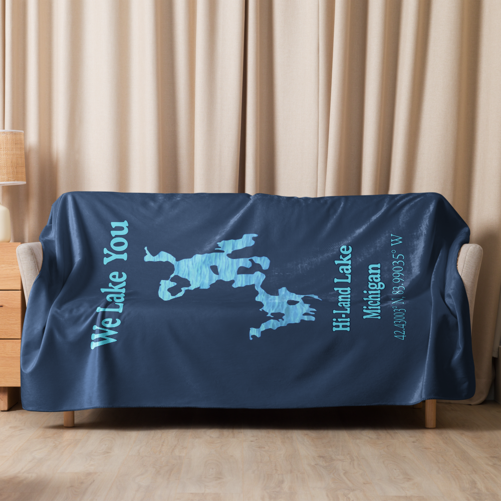 Hi-Land Lake Sherpa Blanket