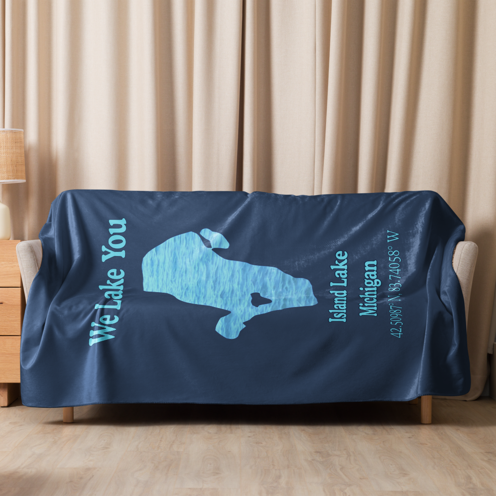 Island Lake Sherpa Blanket