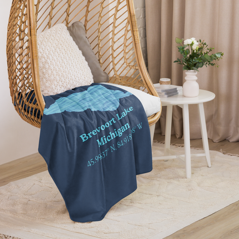Brevoort Lake Sherpa Blanket