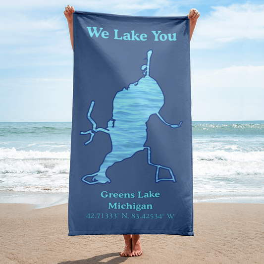 Towel with Greens Lake