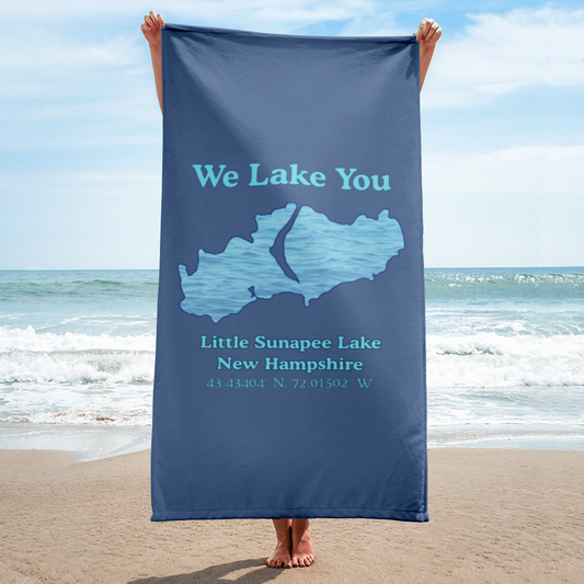Little Sunapee Lake Beach Towel