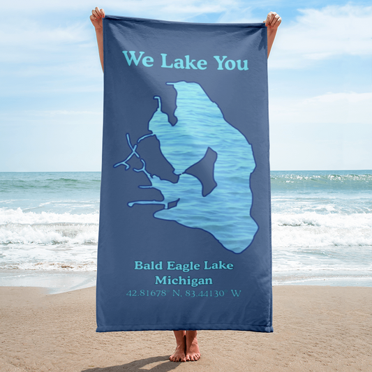 Bald Eagle Lake Beach Towel