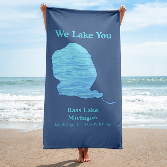 Bass Lake Beach Towel