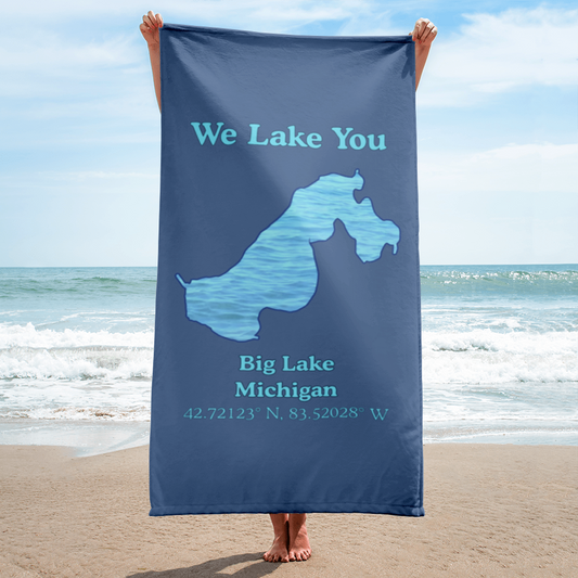 Big Lake Beach Towel
