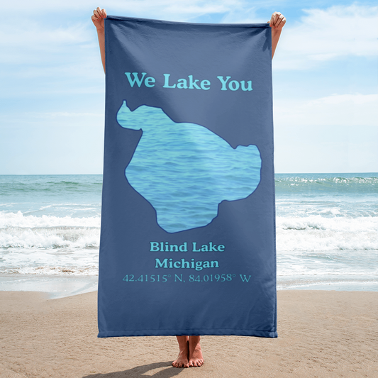 Blind Lake Beach Towel