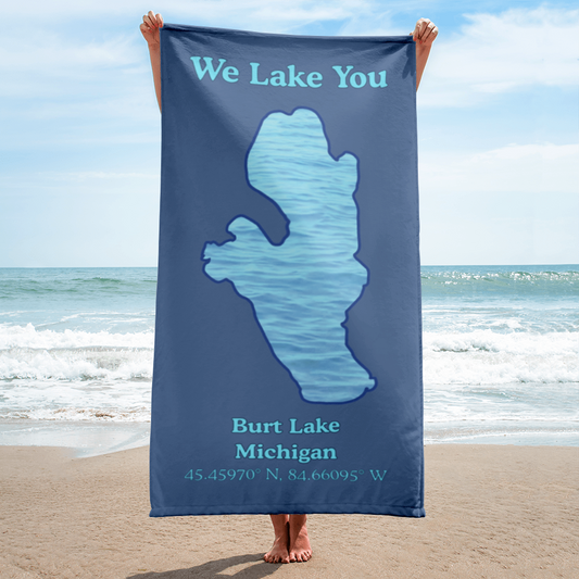 Burt Lake Beach Towel