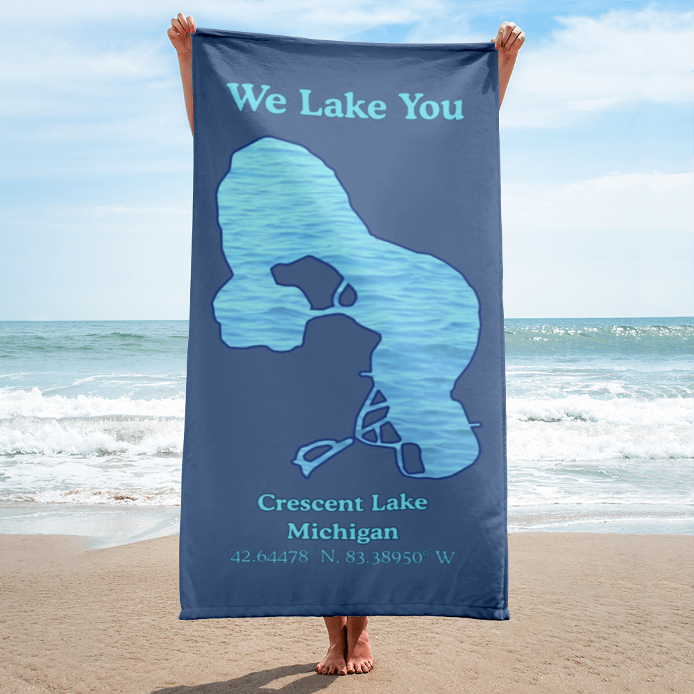 Crescent Lake Beach Towel