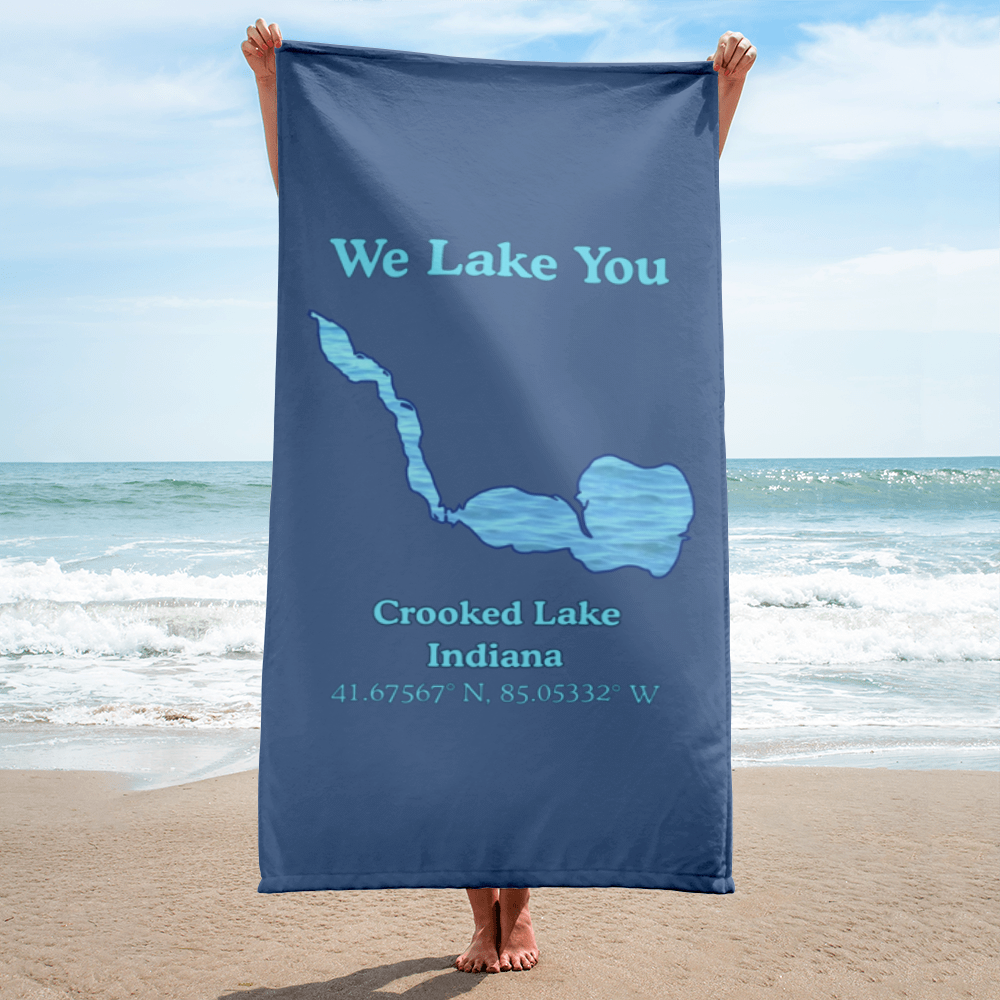 Crooked Lake Beach Towel