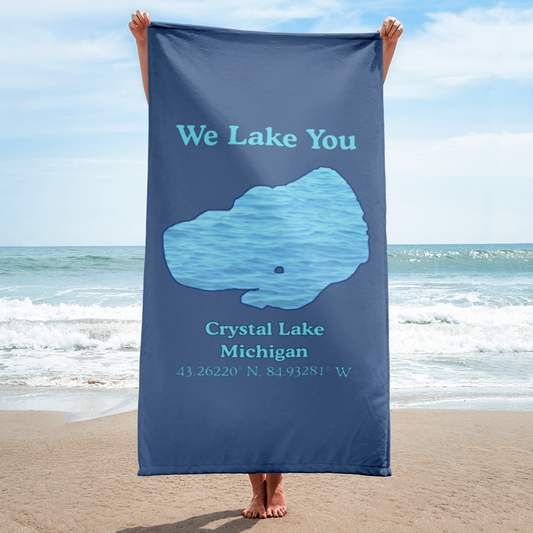 Crystal Lake Beach Towel