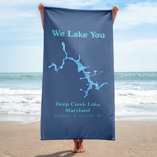 Towel with Deep Creek Lake