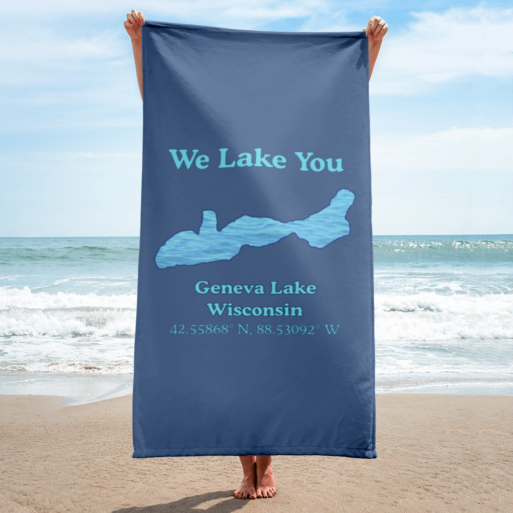 Geneva Lake Beach Towel