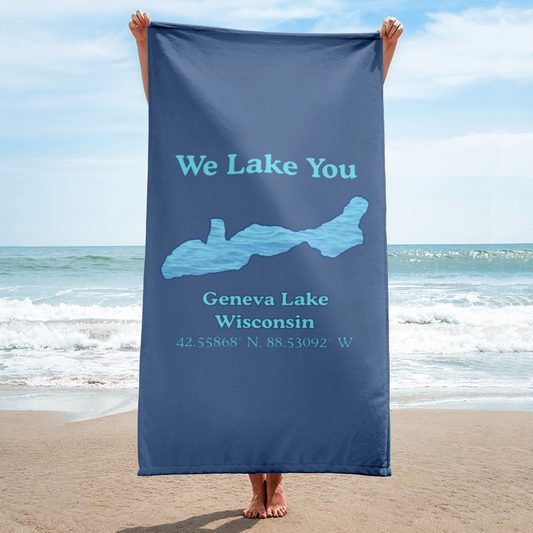 Geneva Lake Beach Towel