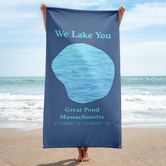 Great Pond Beach Towel