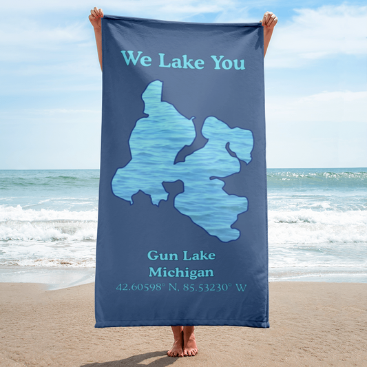 Gun Lake Beach Towel