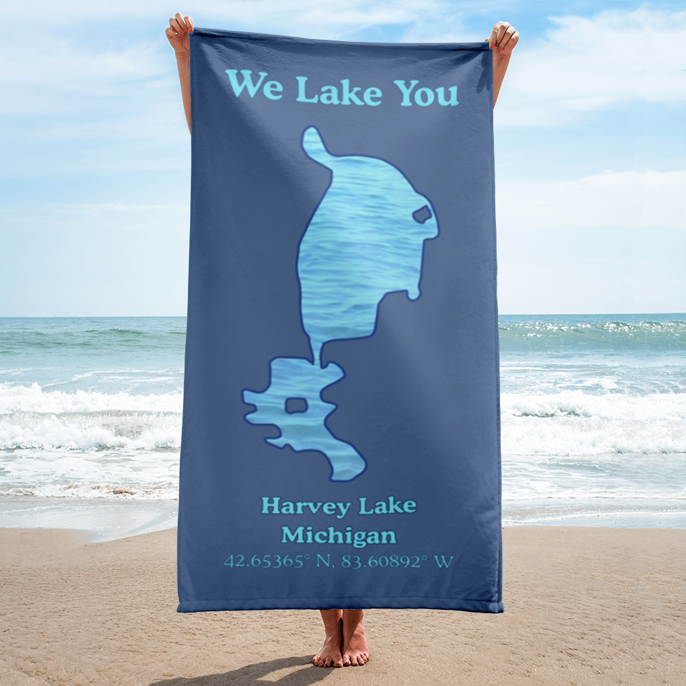 Harvey Lake Beach Towel