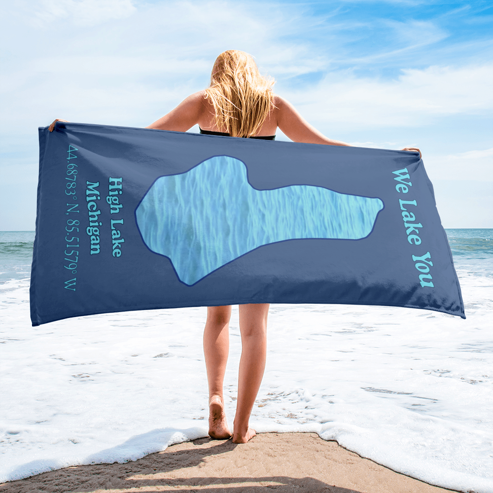 High Lake Beach Towel