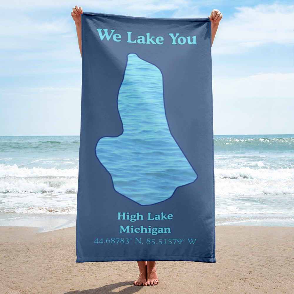 High Lake Beach Towel