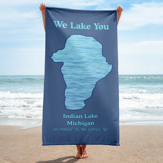 Indian Lake Beach Towel