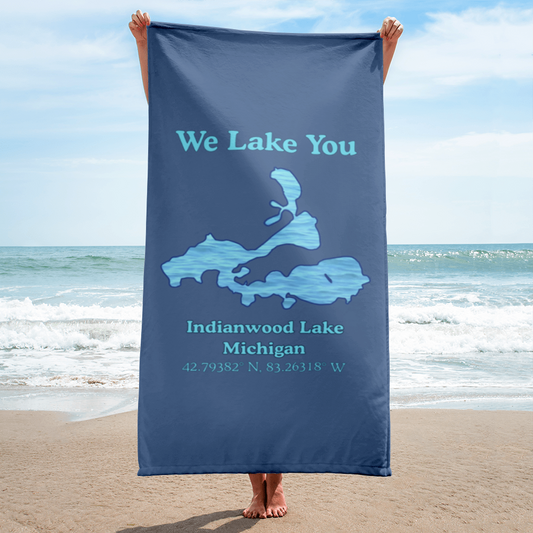 Indianwood Lake Beach Towel