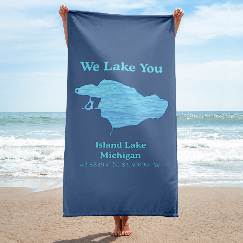 Island Lake Beach Towel