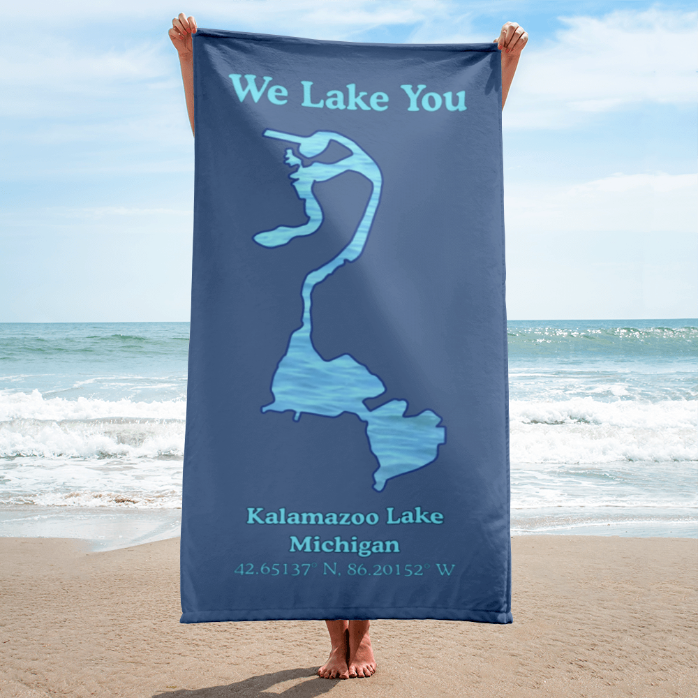 Kalamazoo Lake Beach Towel