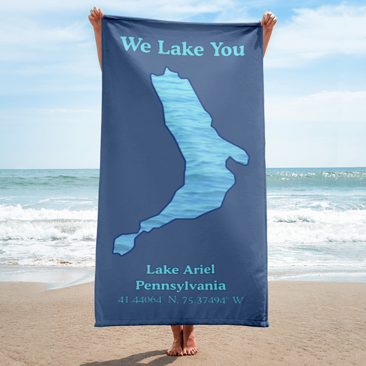 Lake Ariel Beach Towel