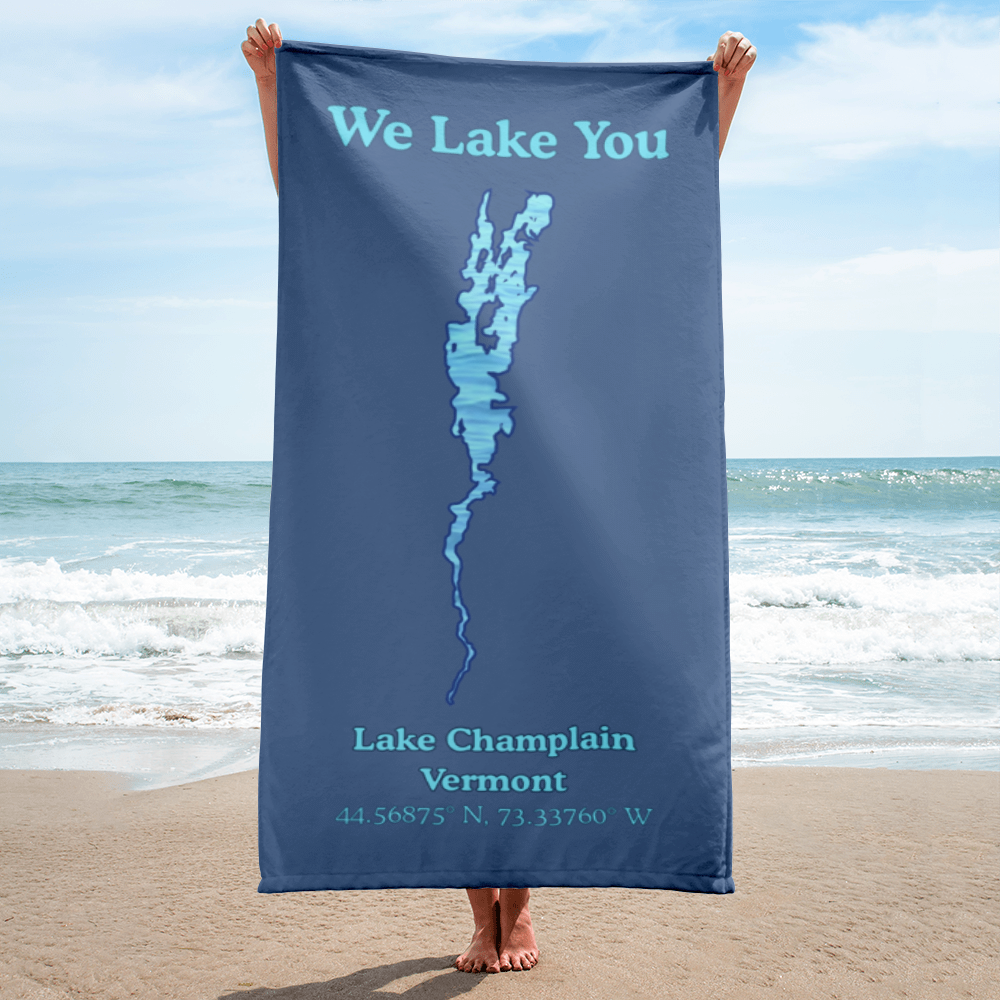 Lake Champlain Beach Towel