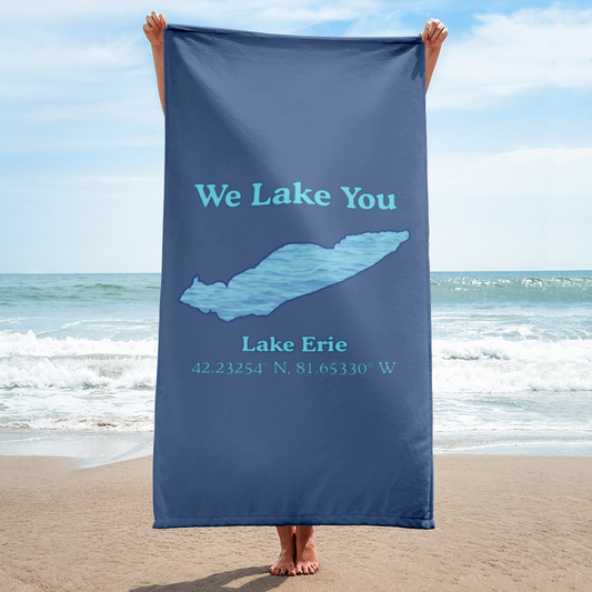 Lake Erie Beach Towel