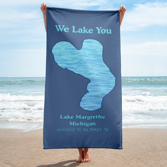 Lake Margrethe Beach Towel