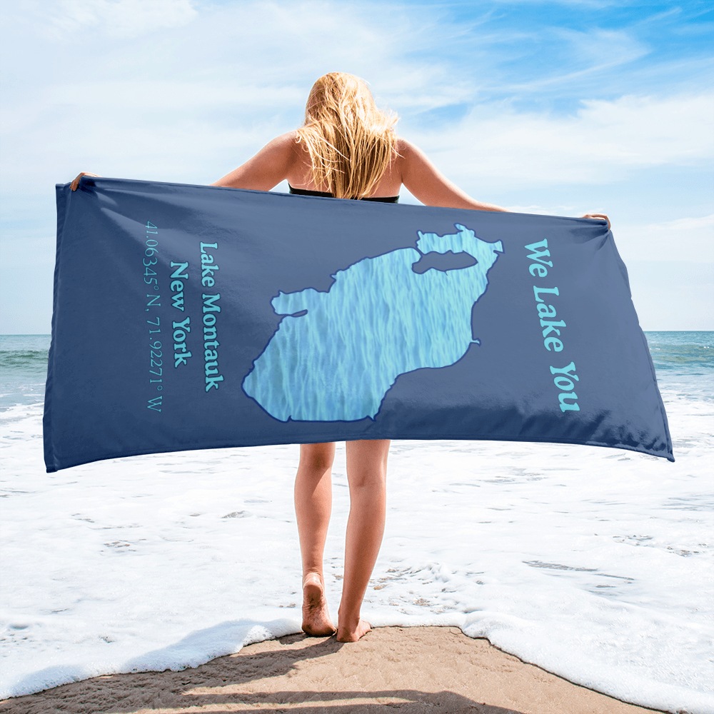 Lake Montauk Beach Towel